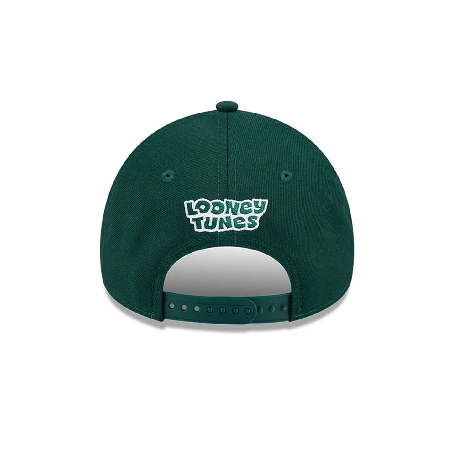 Pictured is this MLB X Looney Tunes Athletics 9FORTY A-Frame Adjustable cap in dark green. 5