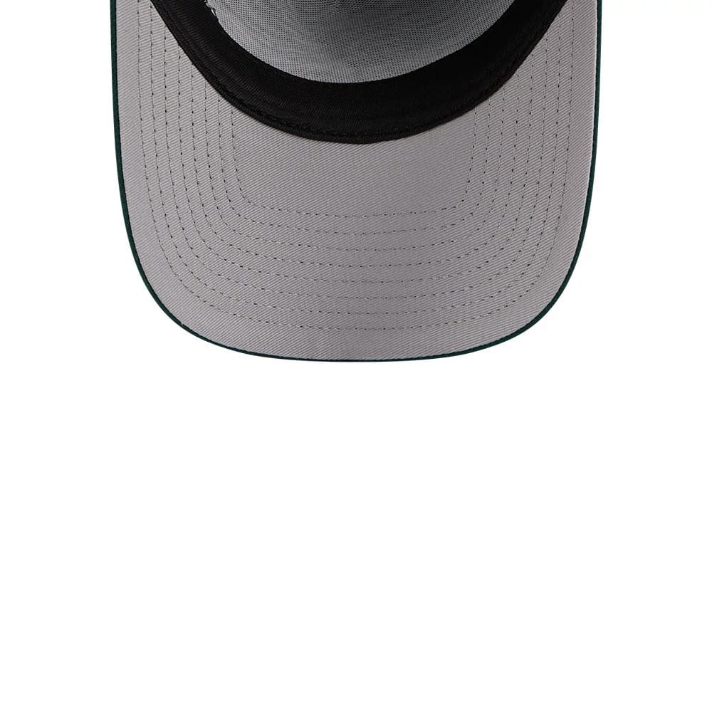 Pictured is this MLB X Looney Tunes Athletics 9FORTY A-Frame Adjustable cap in dark green. 2