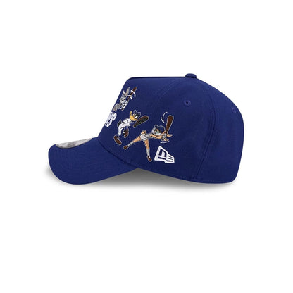 Pictured is this MiLB X Looney Tunes Buffalo Bisons 9FORTY A-Frame Adjustable cap in dark blue. 7