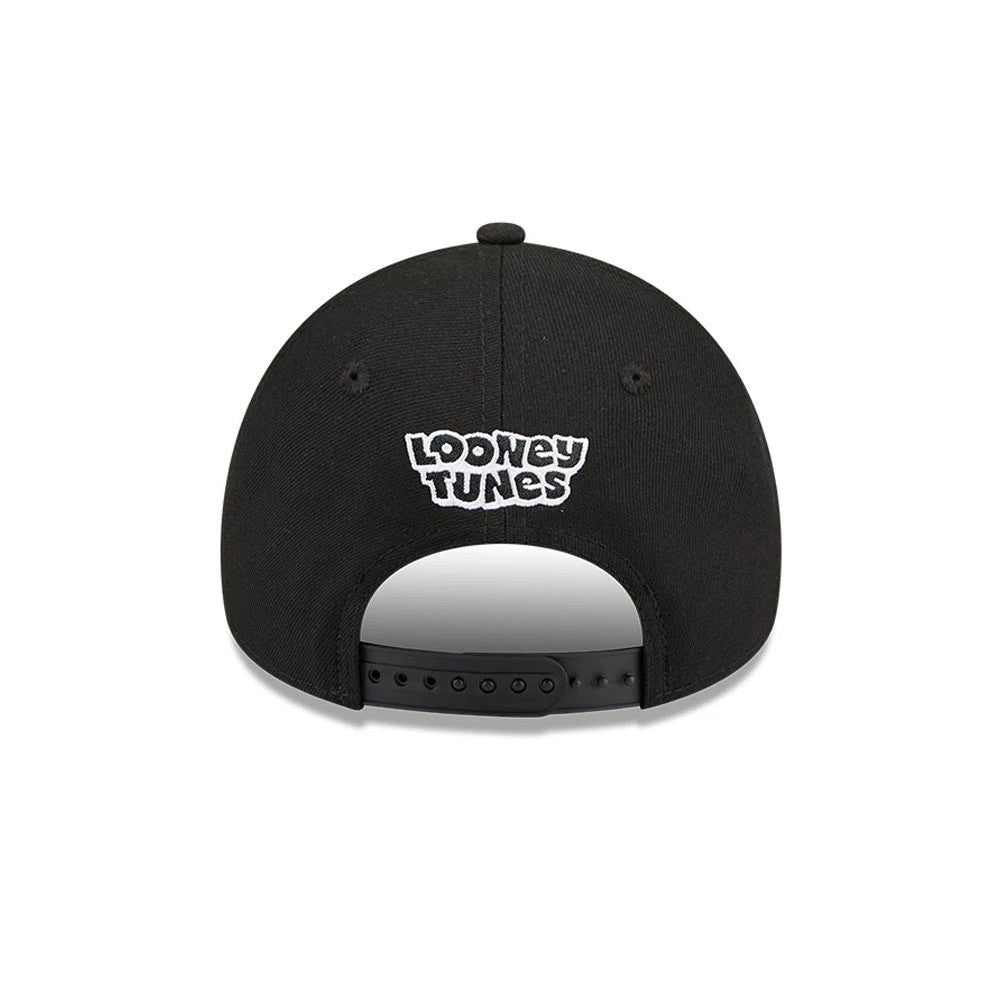Pictured is this MiLB X Looney Tunes Albuquerque Isotopes 9FORTY A-Frame Adjustable cap in black. 5