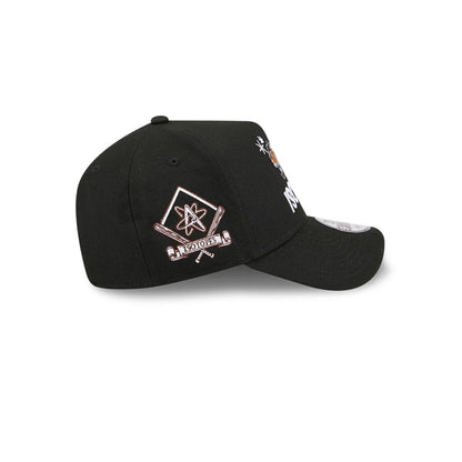 Pictured is this MiLB X Looney Tunes Albuquerque Isotopes 9FORTY A-Frame Adjustable cap in black. 6