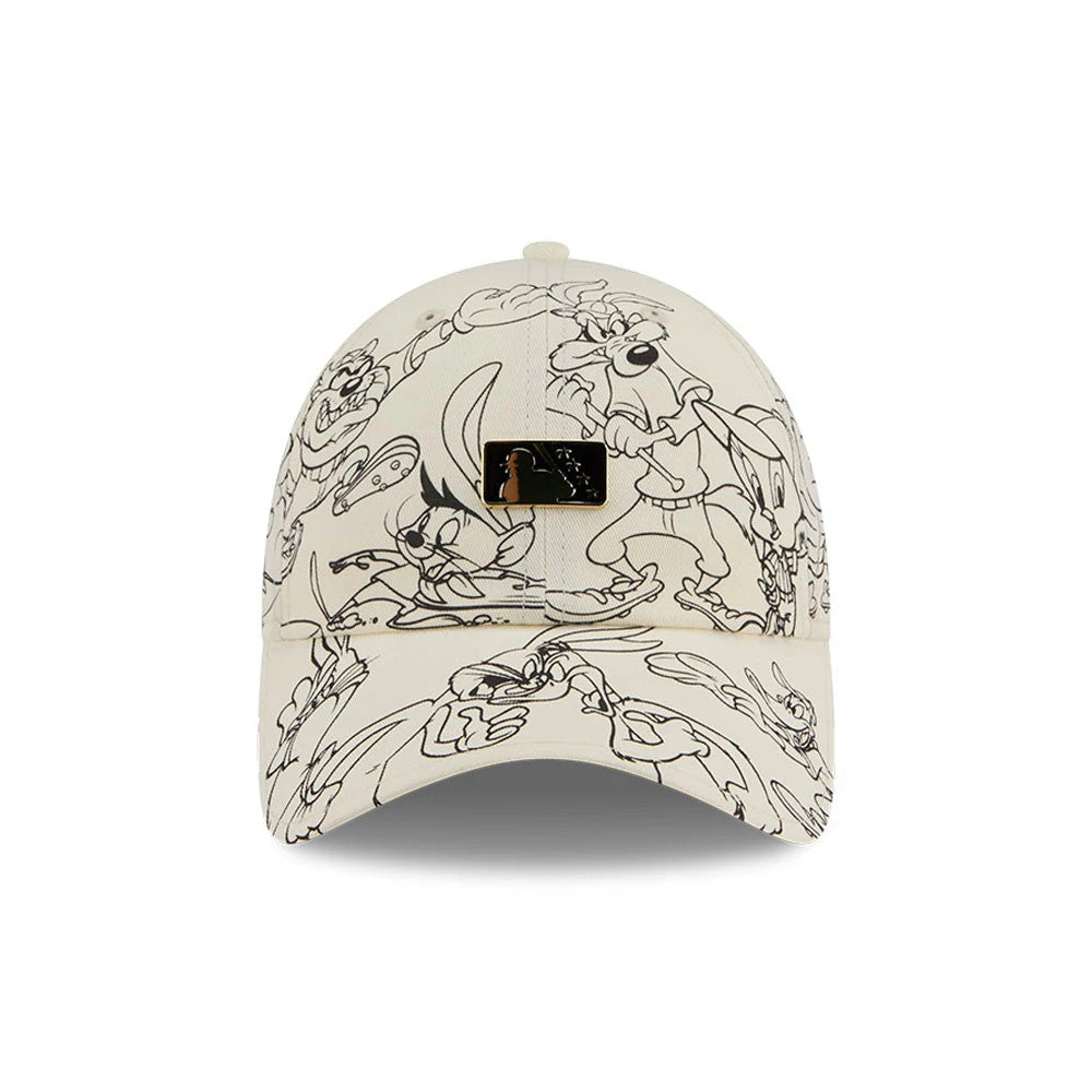 Pictured is this MiLB X Looney Tunes Minor League Logo Casual Classic Adjustable cap in Cream. 3