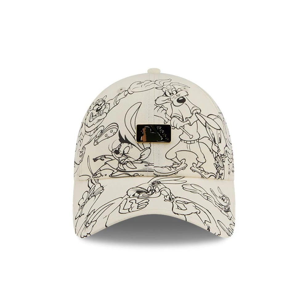 Pictured is this MiLB X Looney Tunes Minor League Logo Casual Classic Adjustable cap in Cream. 3