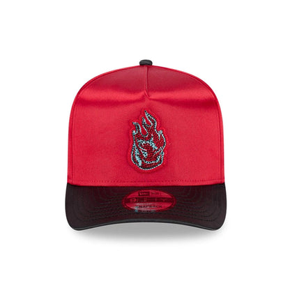 Pictured is this WNBA Draft 2026 Portland Fire 9FIFTY A-Frame Snapback cap in red. 3