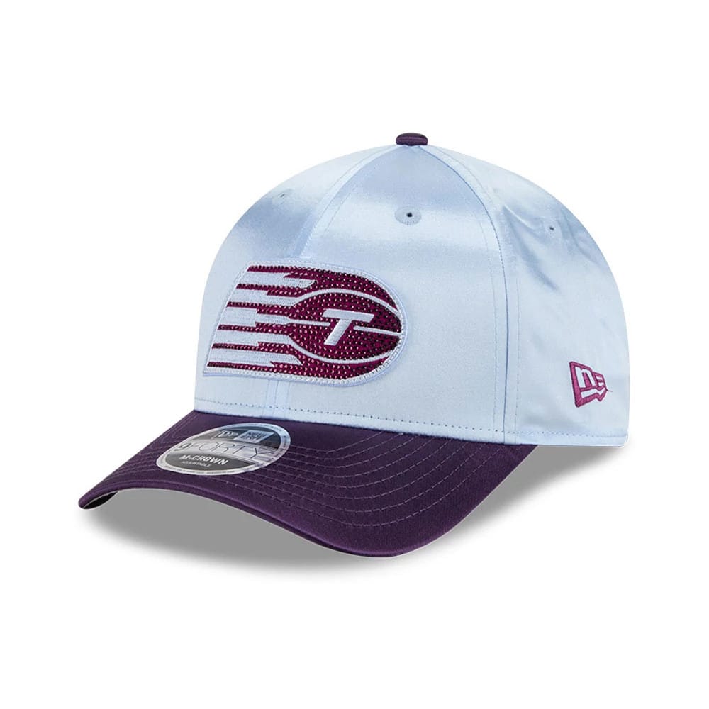 Pictured is this WNBA Draft 2026 Toronto Tempo 9FORTY M-Crown cap in pastel blue. 4