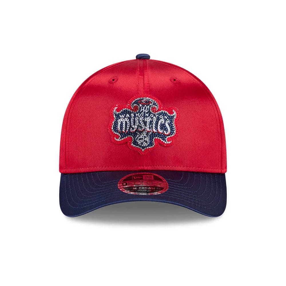 Pictured is this WNBA Draft 2026 Washington Mystics 9FORTY M-Crown cap in red. 3
