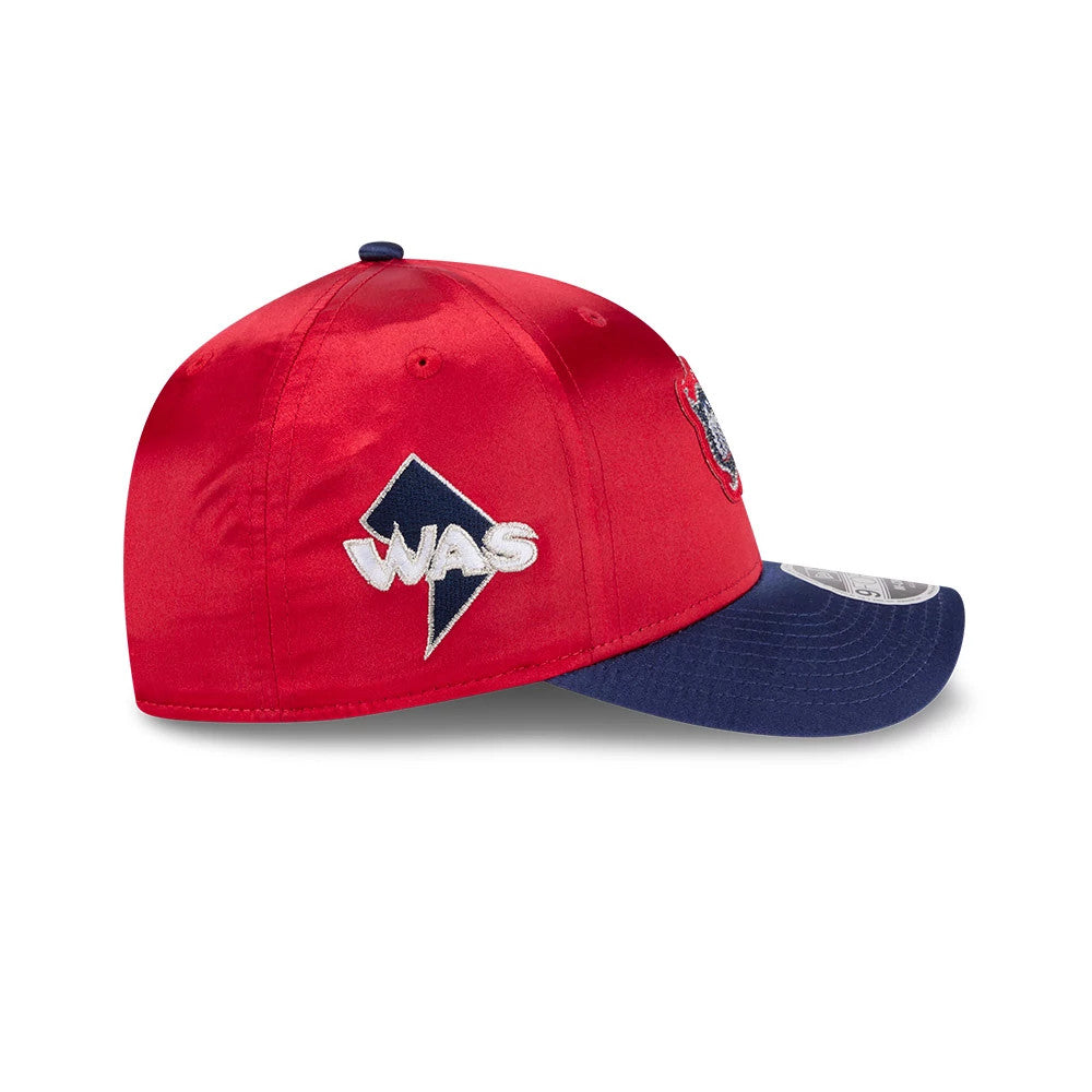 Pictured is this WNBA Draft 2026 Washington Mystics 9FORTY M-Crown cap in red. 5