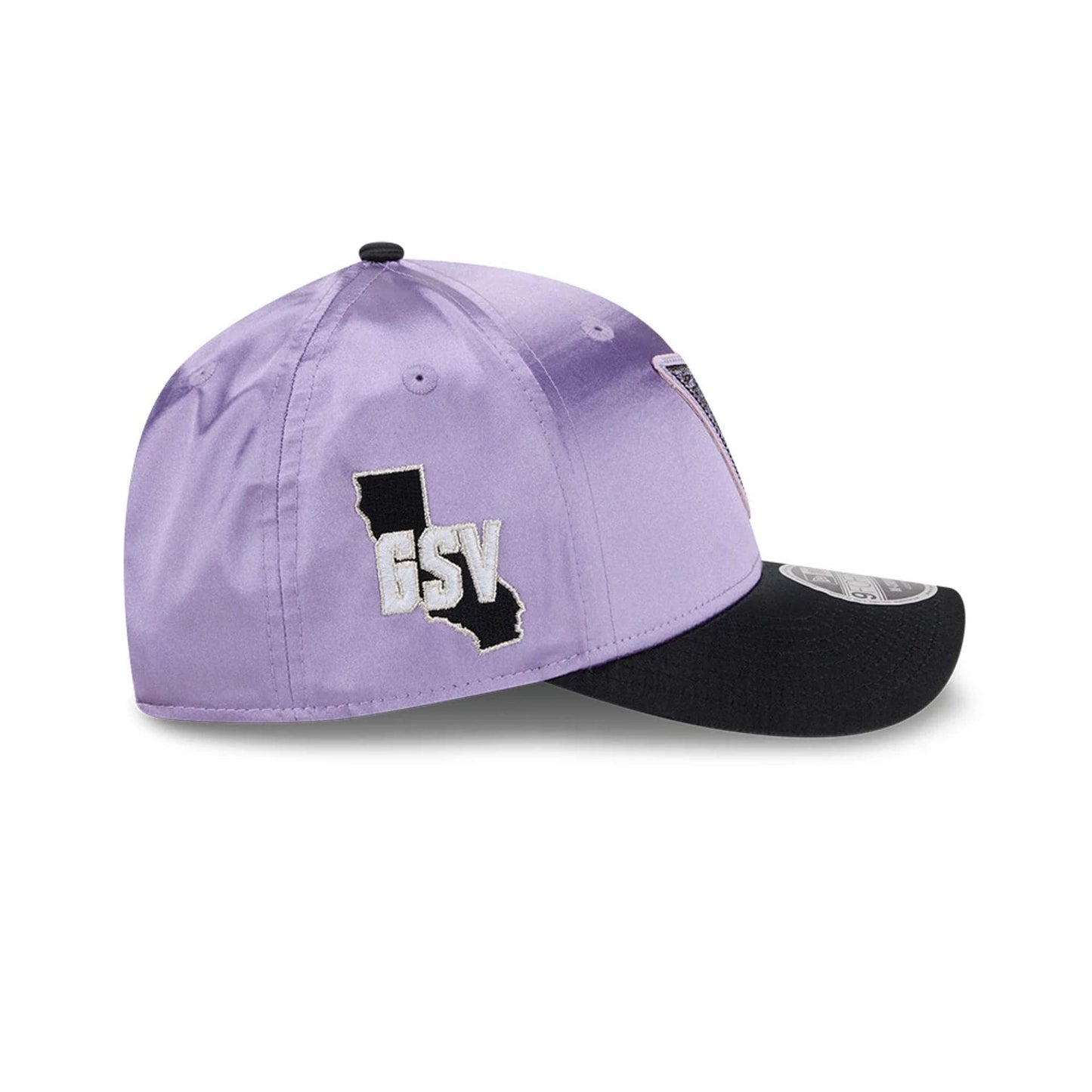 Pictured is this WNBA Draft 2026 Golden State Valkyries 9FORTY M-Crown cap in pastel purple. 5