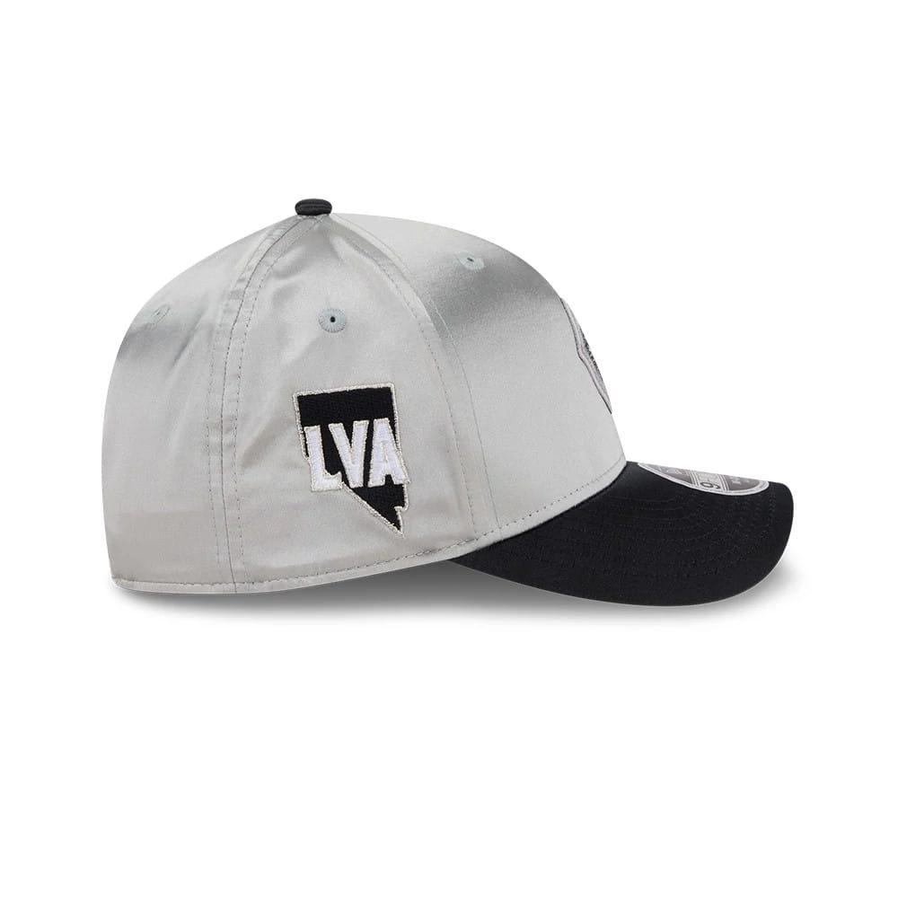 Pictured is this WNBA Draft 2026 Las Vegas Aces 9FORTY M-Crown cap in silver. 4
