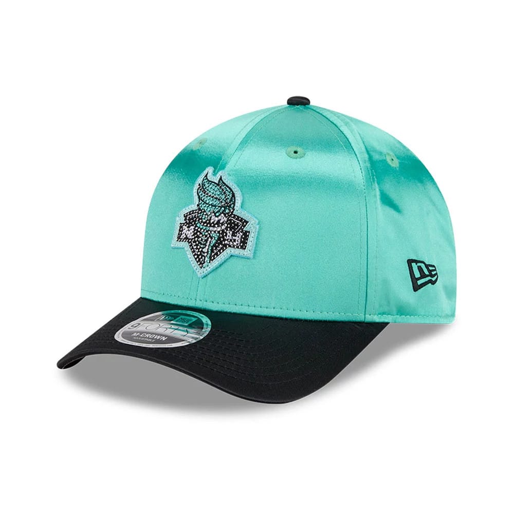 Pictured is this WNBA Draft 2026 New York Liberty 9FORTY M-Crown cap in black. 4