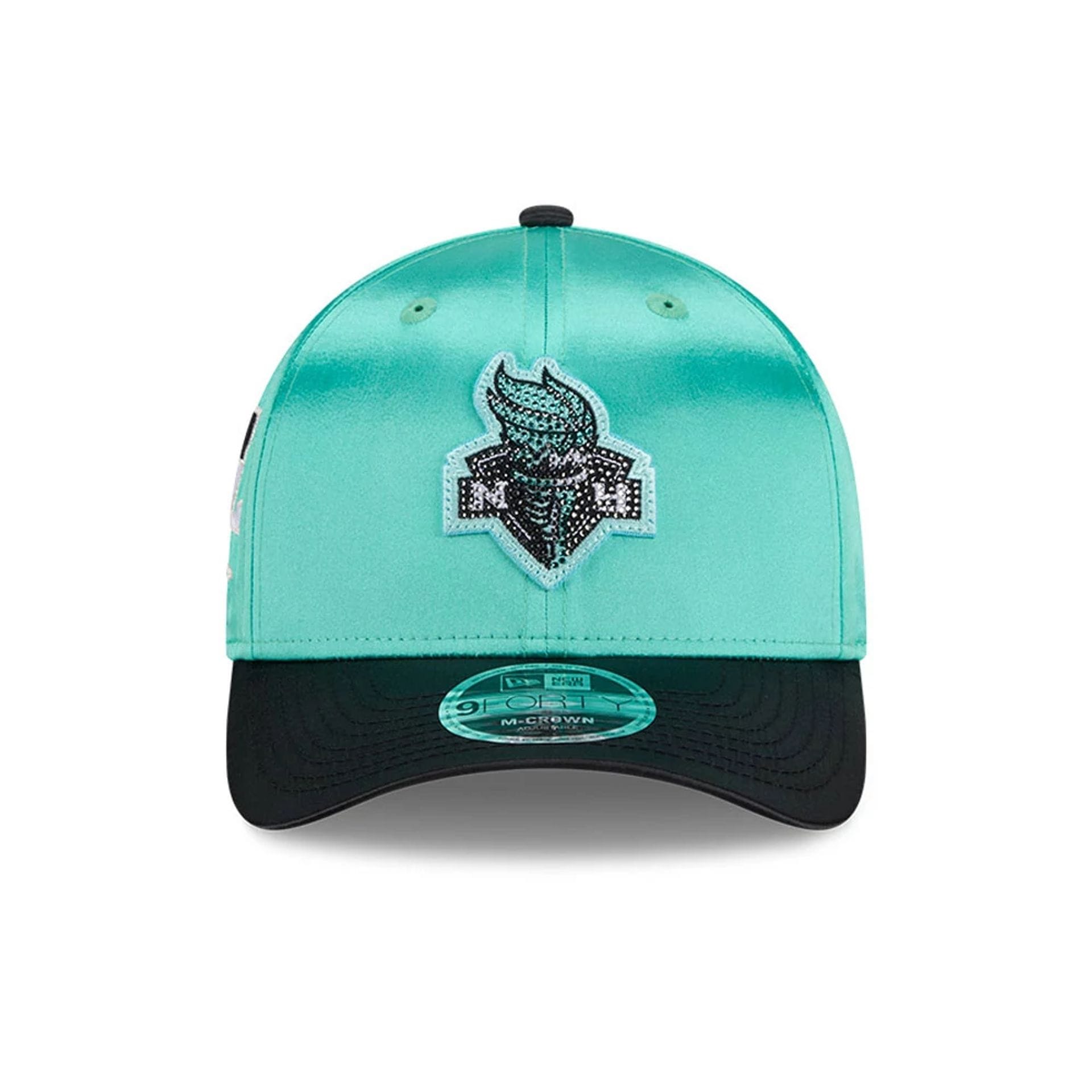 Pictured is this WNBA Draft 2026 New York Liberty 9FORTY M-Crown cap in black. 3