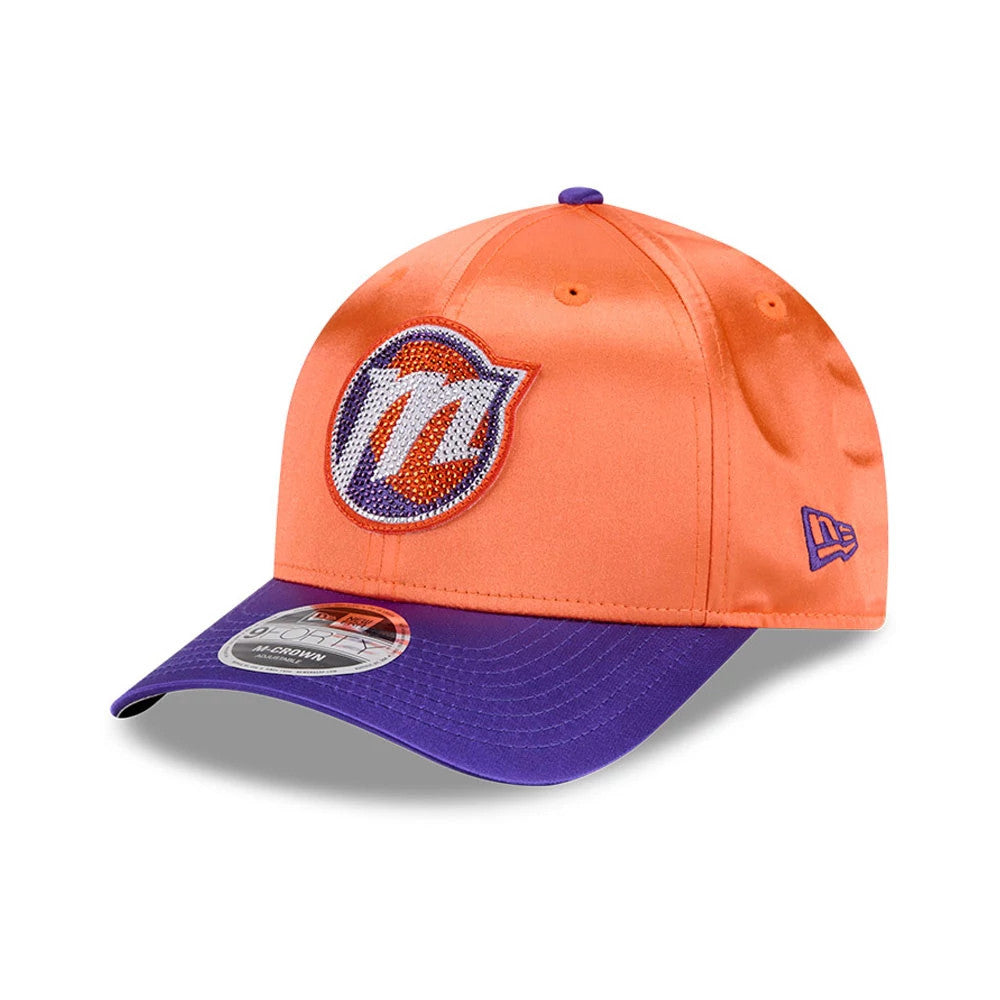 Pictured is this WNBA Draft 2026 Phoenix Mercury 9FORTY M-Crown cap in orange. 4