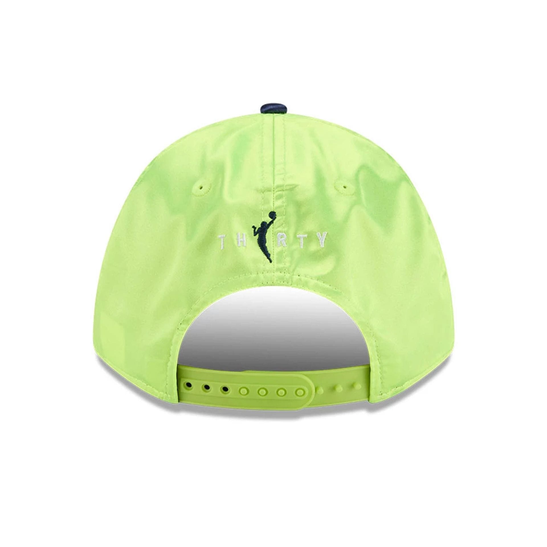 Pictured is this WNBA Draft 2026 Dallas Wings 9FORTY M-Crown cap in bright green. 7