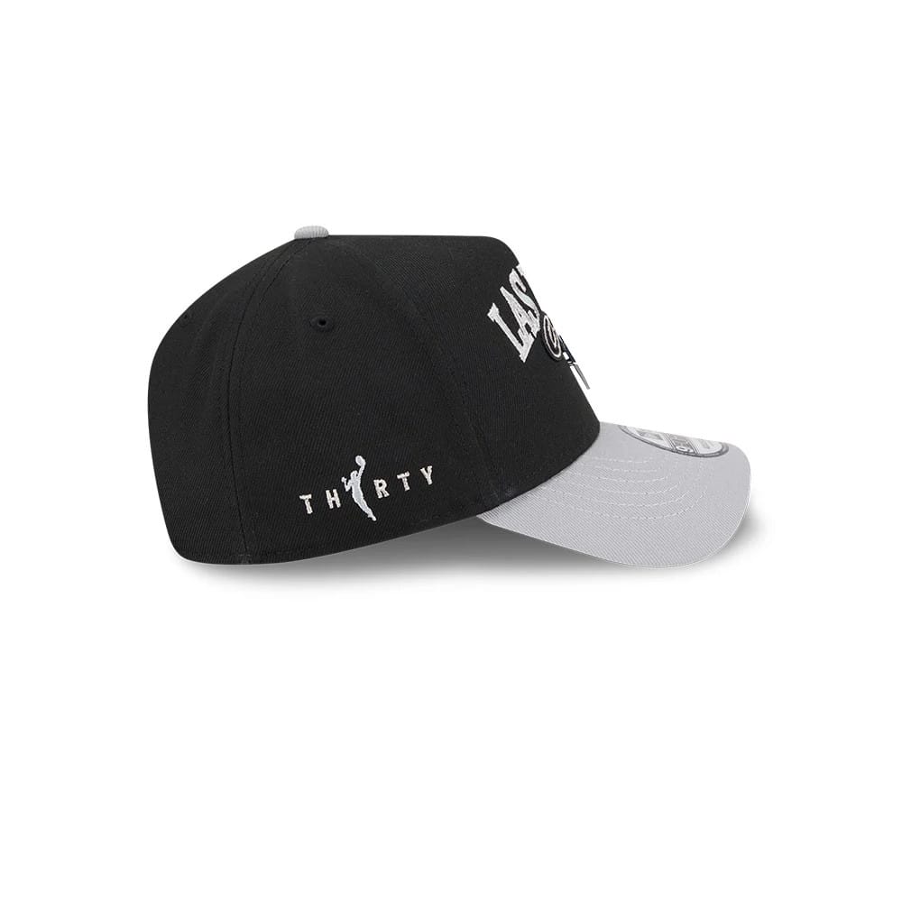 Pictured is this WNBA Tip Off 2026 Las Vegas Aces 9FORTY A-Frame cap in black. 6