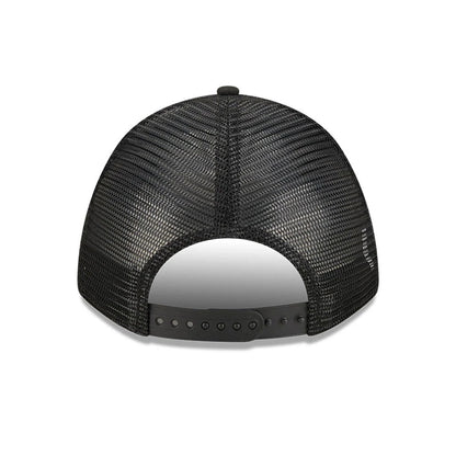 Pictured is this NHL Stanley Cup Champions Boston Bruins 9FORTY M-Crown A-Frame Trucker Adjustable cap in black. 7