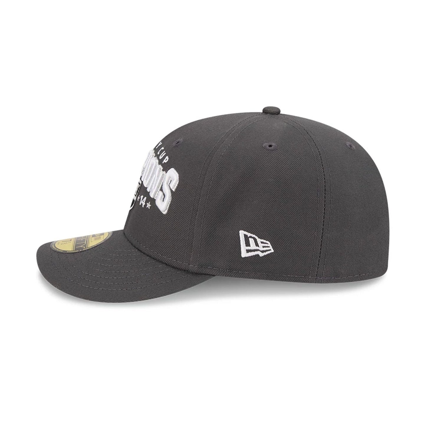 Pictured is this NHL Stanley Cup Champions LA Kings 59FIFTY Fitted cap in dark grey. 6