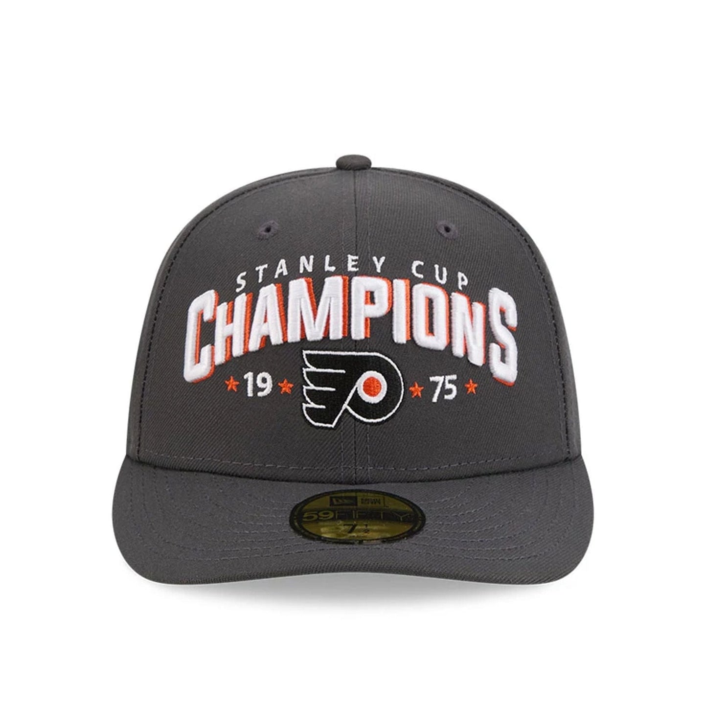 Pictured is this NHL Stanley Cup Champions Philadelphia Flyers 59FIFTY Fitted cap in dark grey. 3