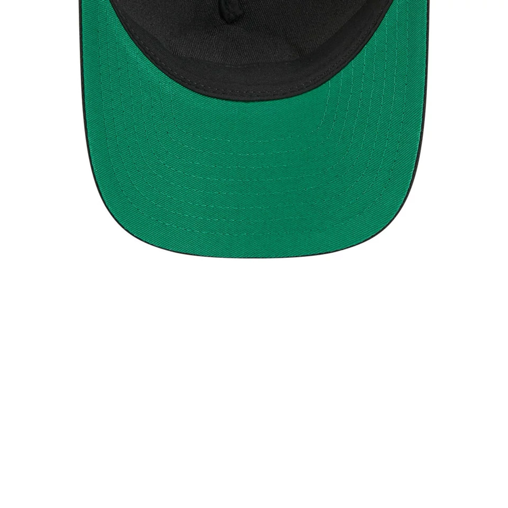Pictured is this NHL Stanley Cup Champions New York Rangers 9FORTY M-Crown A-Frame Trucker Adjustable cap in black. 2