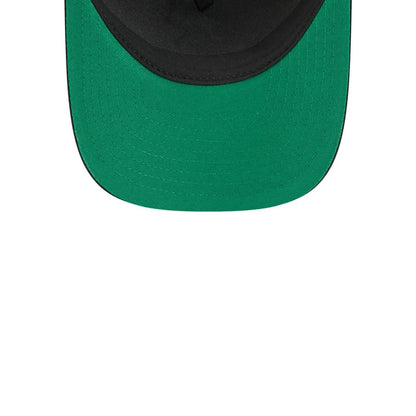 Pictured is this NHL Stanley Cup Champions New York Islanders 9FORTY M-Crown A-Frame Trucker Adjustable cap in black. 2