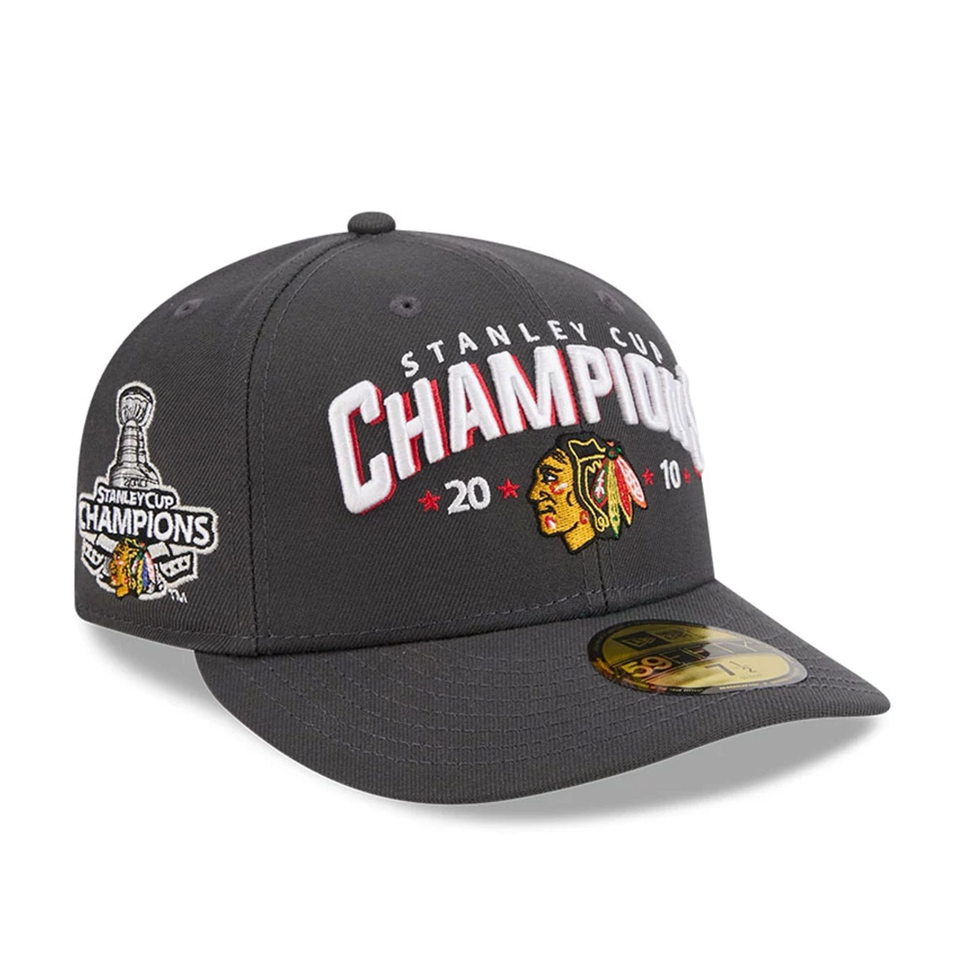 NHL Stanley Cup Blackhawks Dark Grey 59FIFTY Fitted Cap | NEC EU