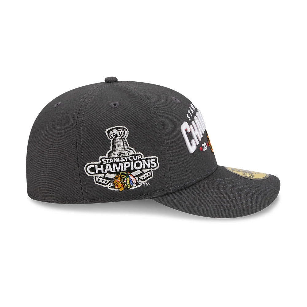 NHL Stanley Cup Blackhawks Dark Grey 59FIFTY Fitted Cap | NEC EU