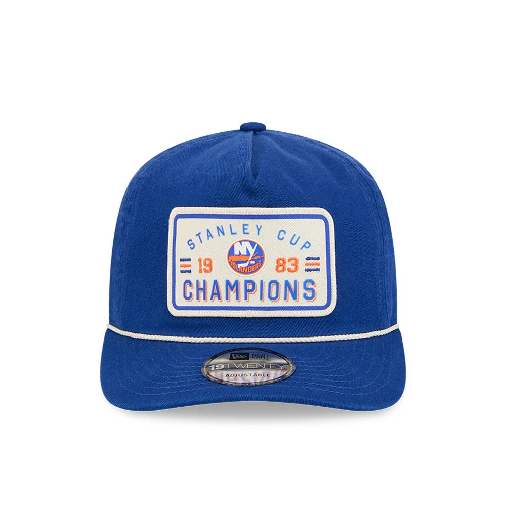 Pictured is this NHL Stanley Cup Champions New York Islanders 19TWENTY Adjustable cap in blue. 3