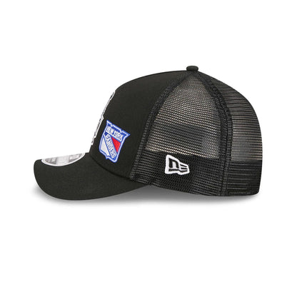 Pictured is this NHL Stanley Cup Champions Montreal Canadiens 9FORTY M-Crown A-Frame Trucker Adjustable cap in black. 6