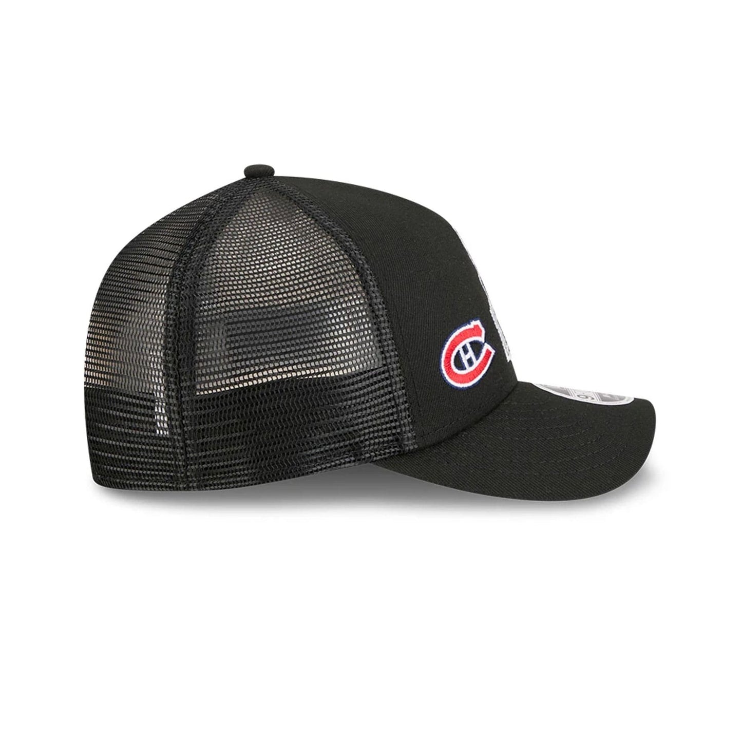 Pictured is this NHL Stanley Cup Champions Montreal Canadiens 9FORTY M-Crown A-Frame Trucker Adjustable cap in black. 5