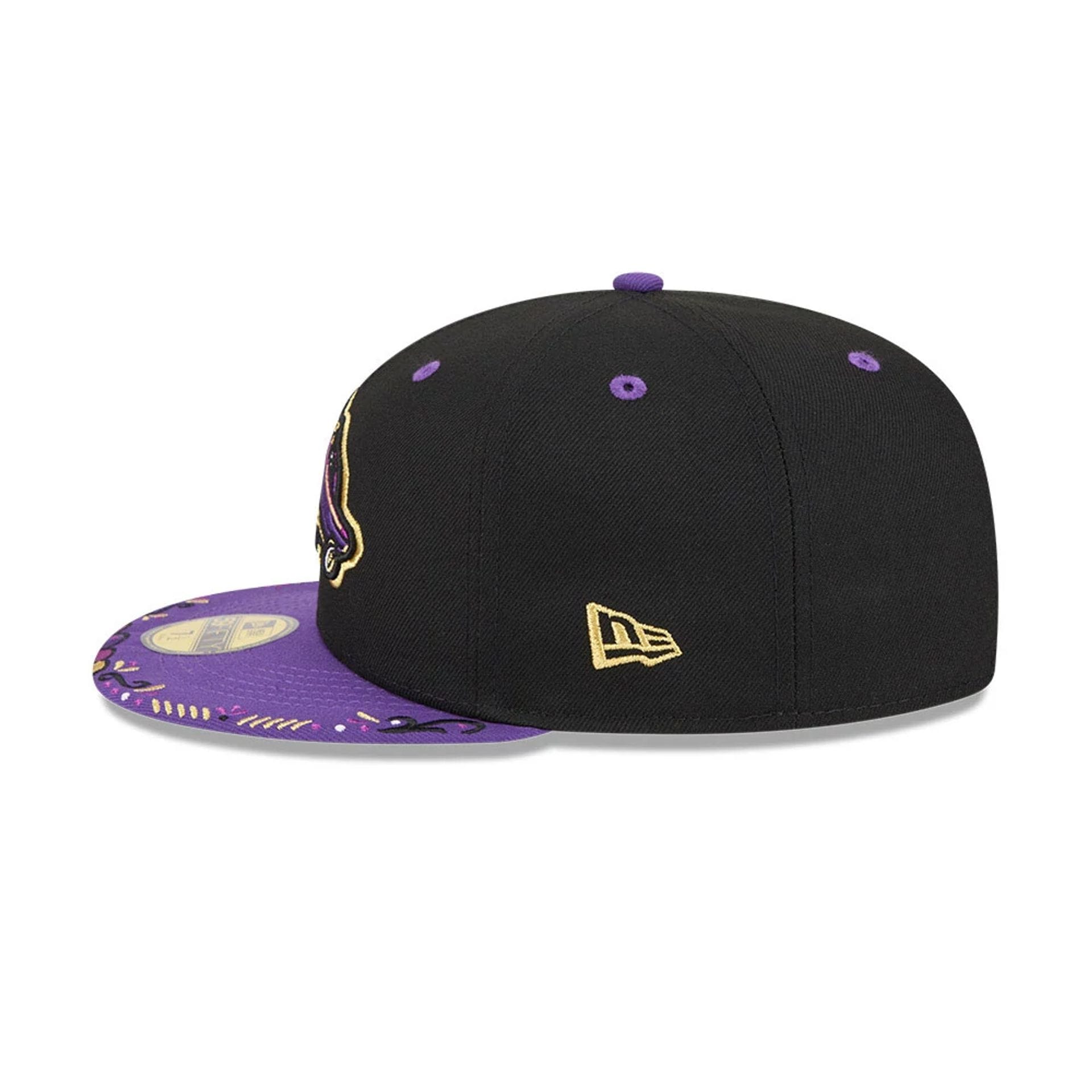 Pictured is this MiLB La Copa 2026 Fresno Grizzlies 59FIFTY Fitted cap in Black. 5