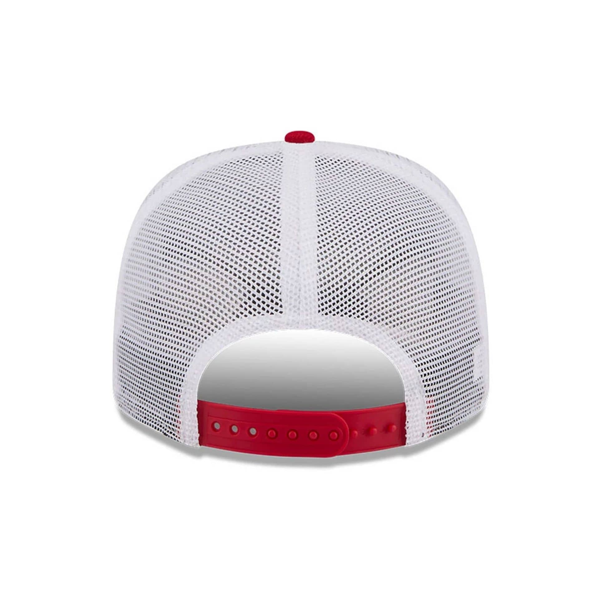 Pictured is this MiLB La Copa 2026 Charlotte Knights 9SEVENTY Stretch Snap cap in Red. 7