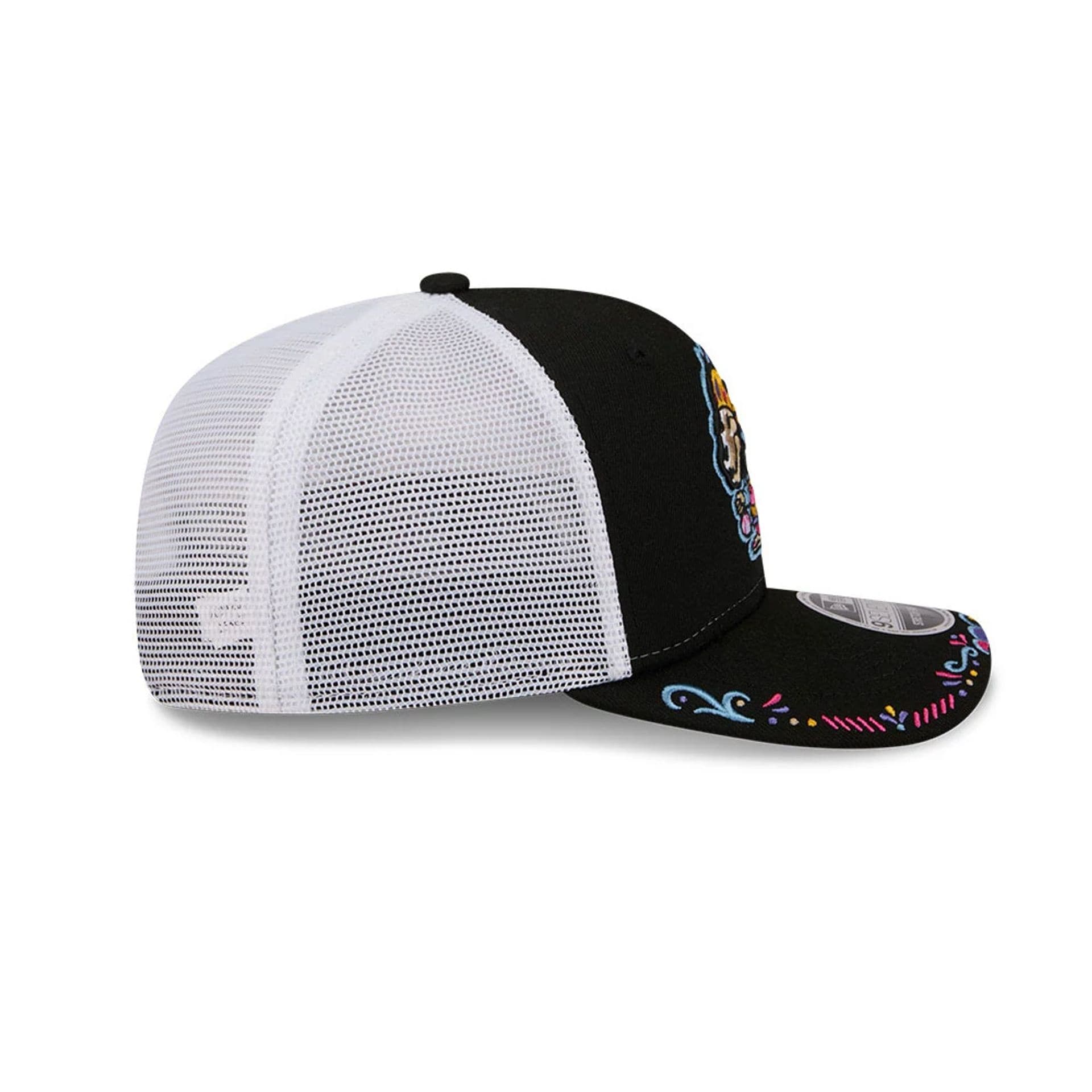 Pictured is this MiLB La Copa 2026 El Paso Chihuahuas 9SEVENTY Stretch Snap cap in Black. 6