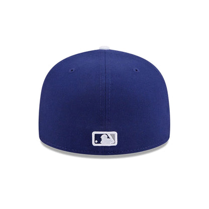 Pictured is this MLB Jackie Robinson Brooklyn Dodgers 59FIFTY Fitted cap in Navy. 7