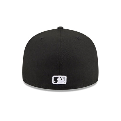 Pictured is this MLB Jackie Robinson Chicago White Sox 59FIFTY Fitted cap in black. 7