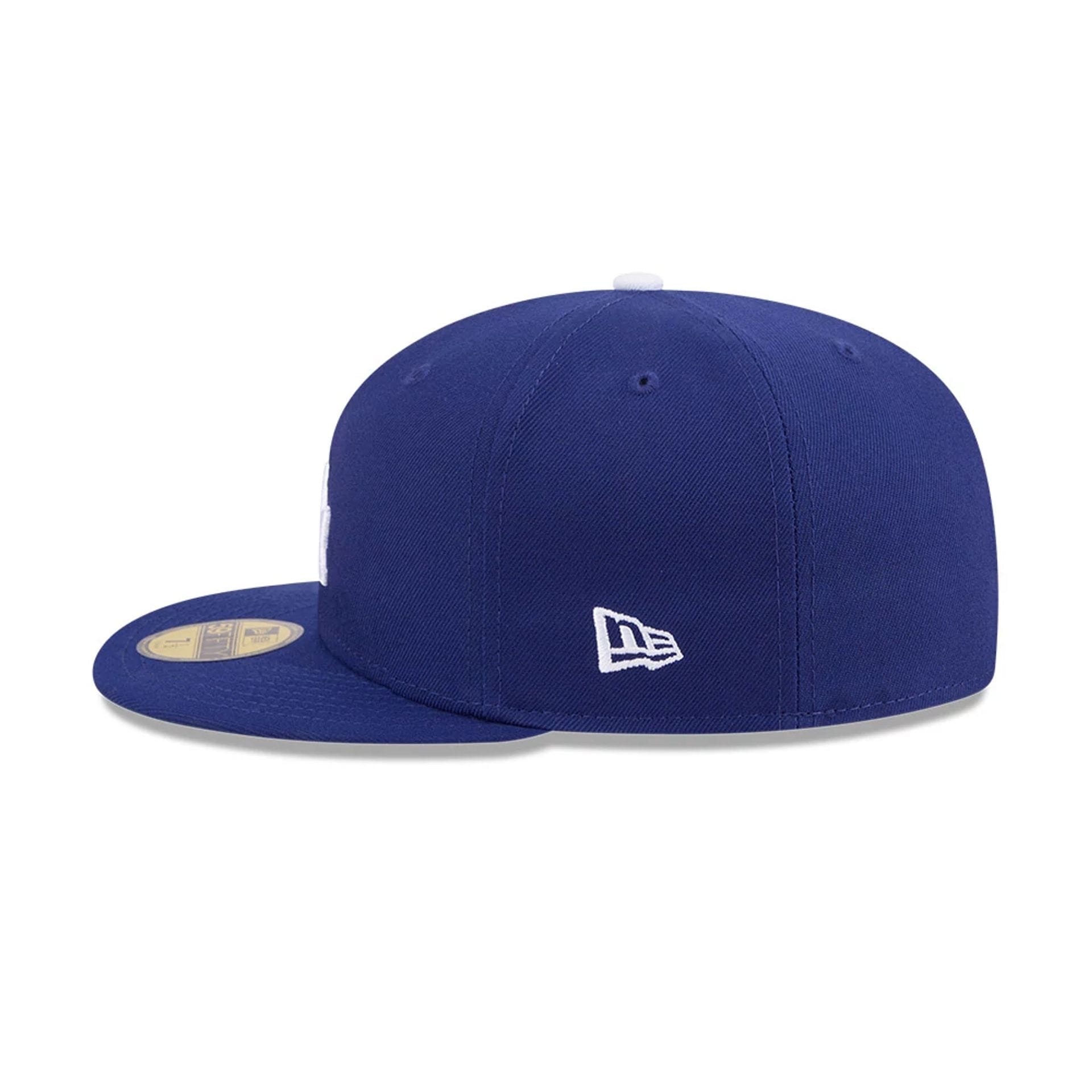 Pictured is this MLB Jackie Robinson LA Dodgers 59FIFTY Fitted cap in dark blue. 6