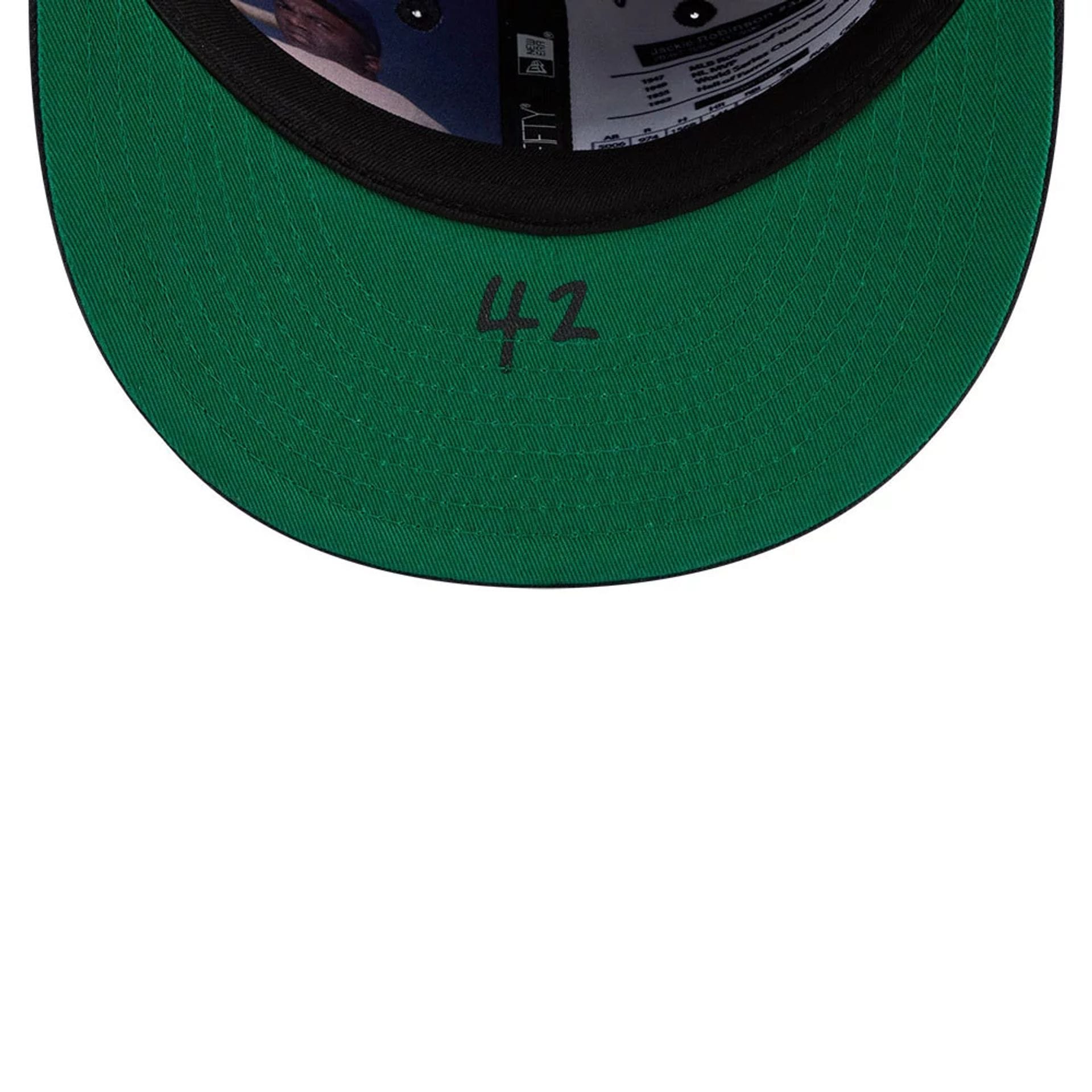 Pictured is this MLB Jackie Robinson New York Mets 59FIFTY Fitted cap in blue. 2