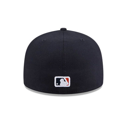 Pictured is this MLB Jackie Robinson Detroit Tigers 59FIFTY Fitted cap in navy. 7