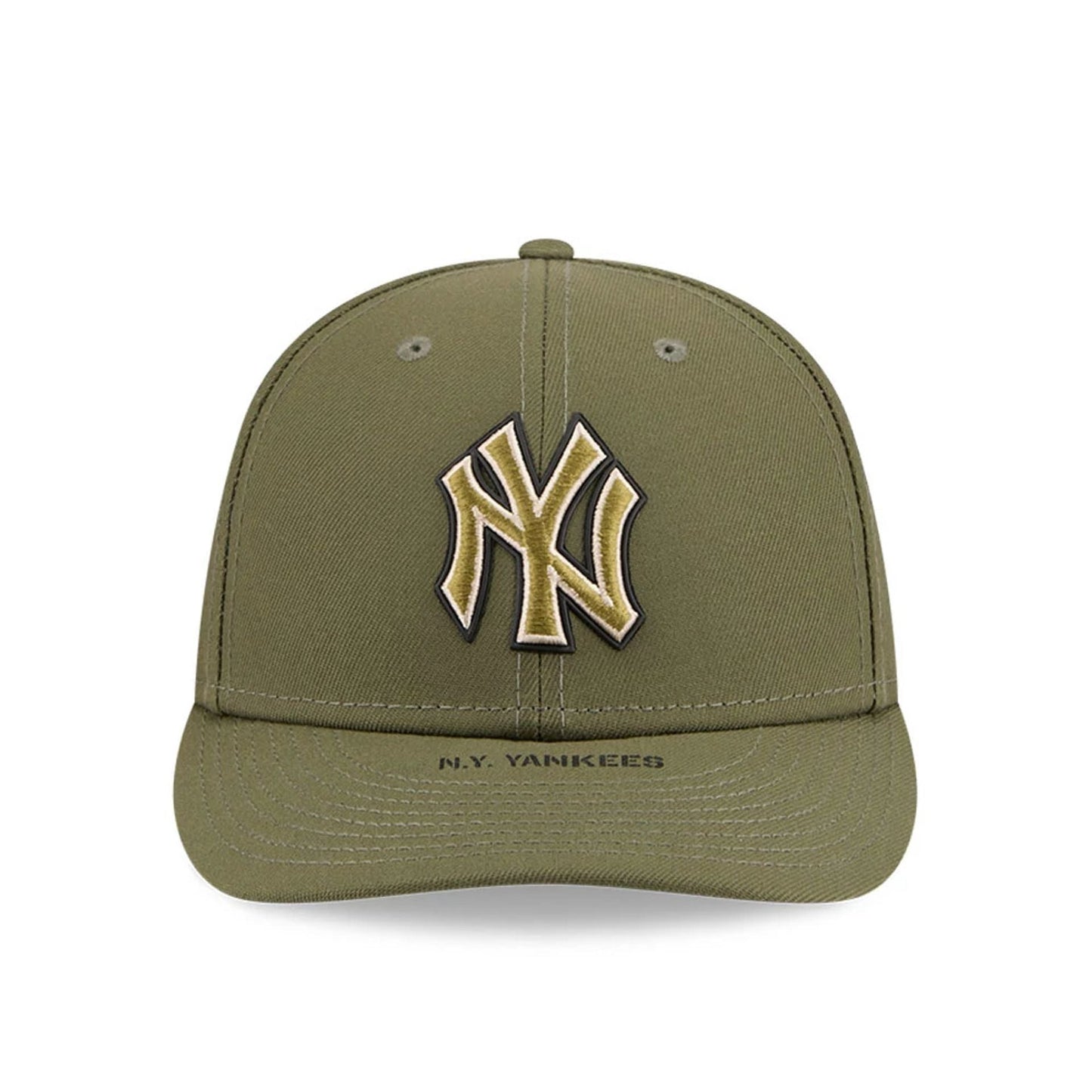 Pictured is this MLB Armed Forces Day 2026 New York Yankees Low Profile 59FIFTY Fitted cap in green. 3