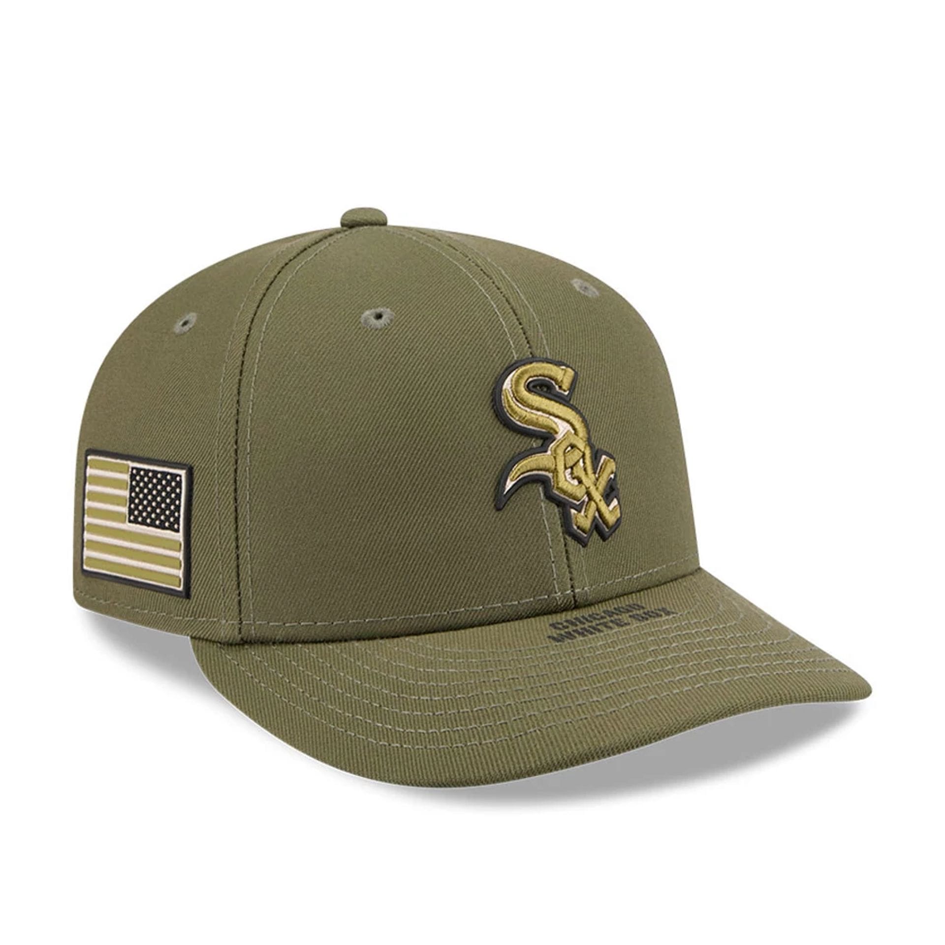 Grüne MLB Armed Forces Day White Sox Low Profile 59FIFTY Fitted