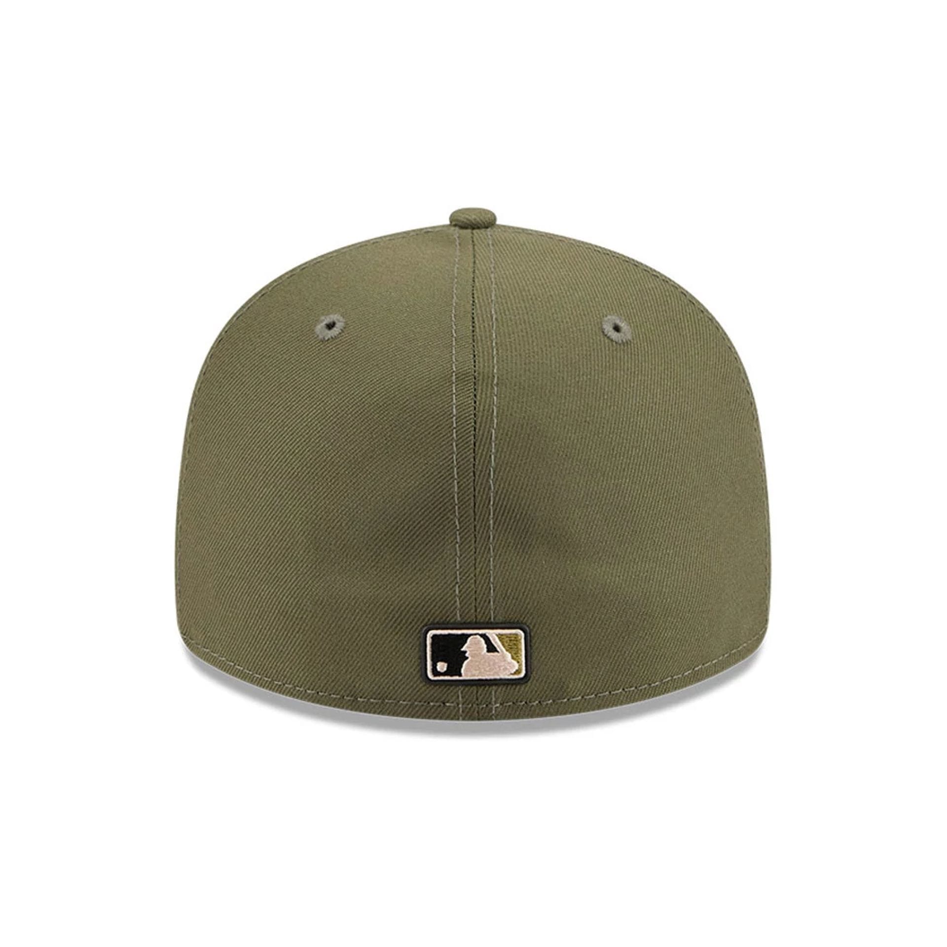 Pictured is this MLB Armed Forces Day 2026 Detroit Tigers Low Profile 59FIFTY Fitted cap in green. 7