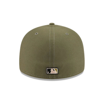 Pictured is this MLB Armed Forces Day 2026 LA Dodgers Low Profile 59FIFTY Fitted cap in green. 7