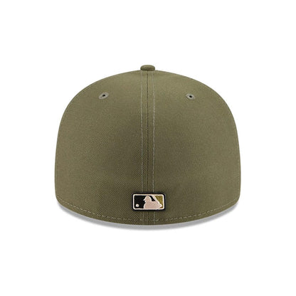 Pictured is this MLB Armed Forces Day 2026 LA Dodgers Low Profile 59FIFTY Fitted cap in green. 6