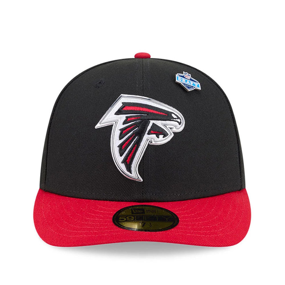 Pictured is this NFL Draft 2026 Atlanta Falcons 59FIFTY Fitted cap in black. 3
