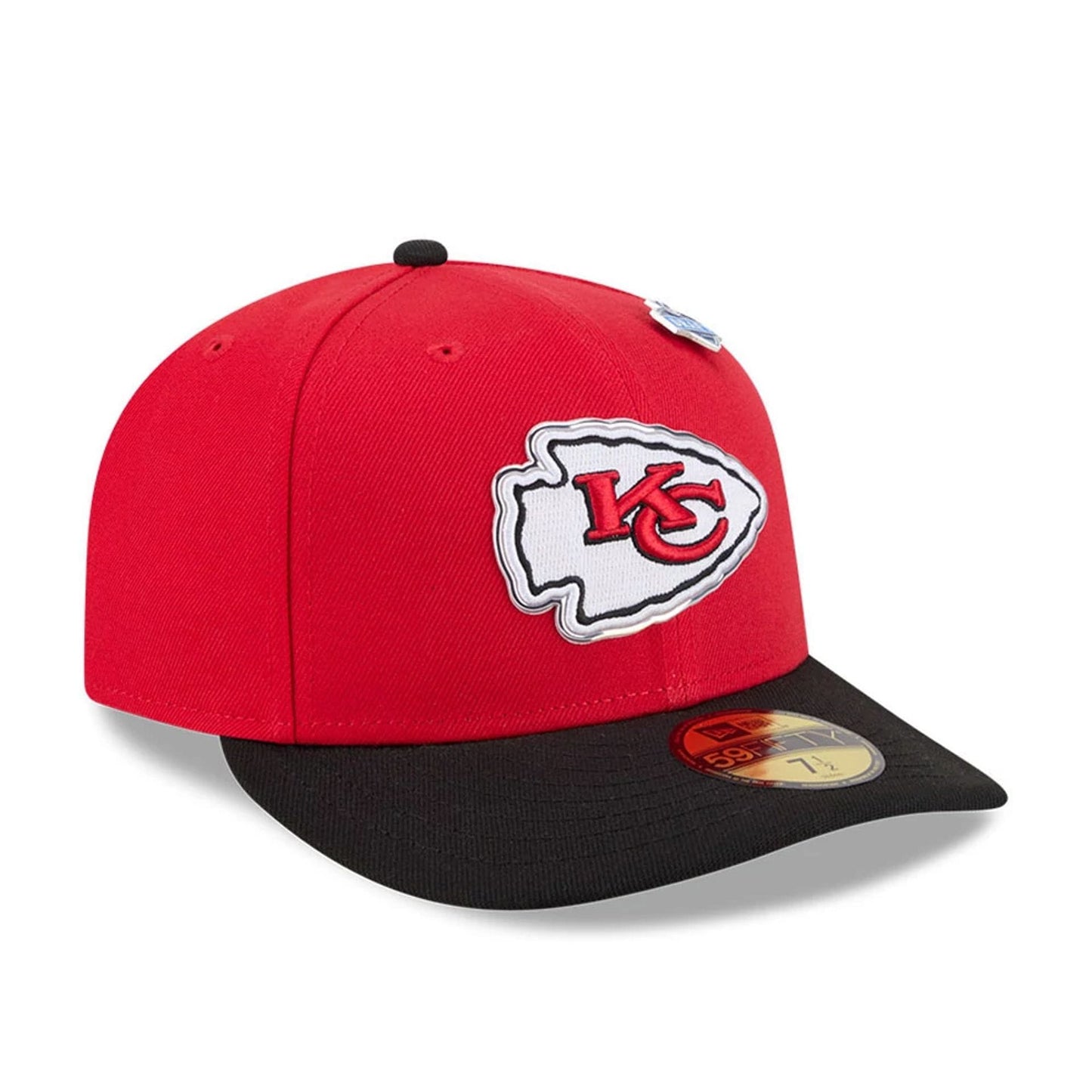 Pictured is this NFL Draft 2026 Kansas City Chiefs 59FIFTY Fitted cap in red. 4