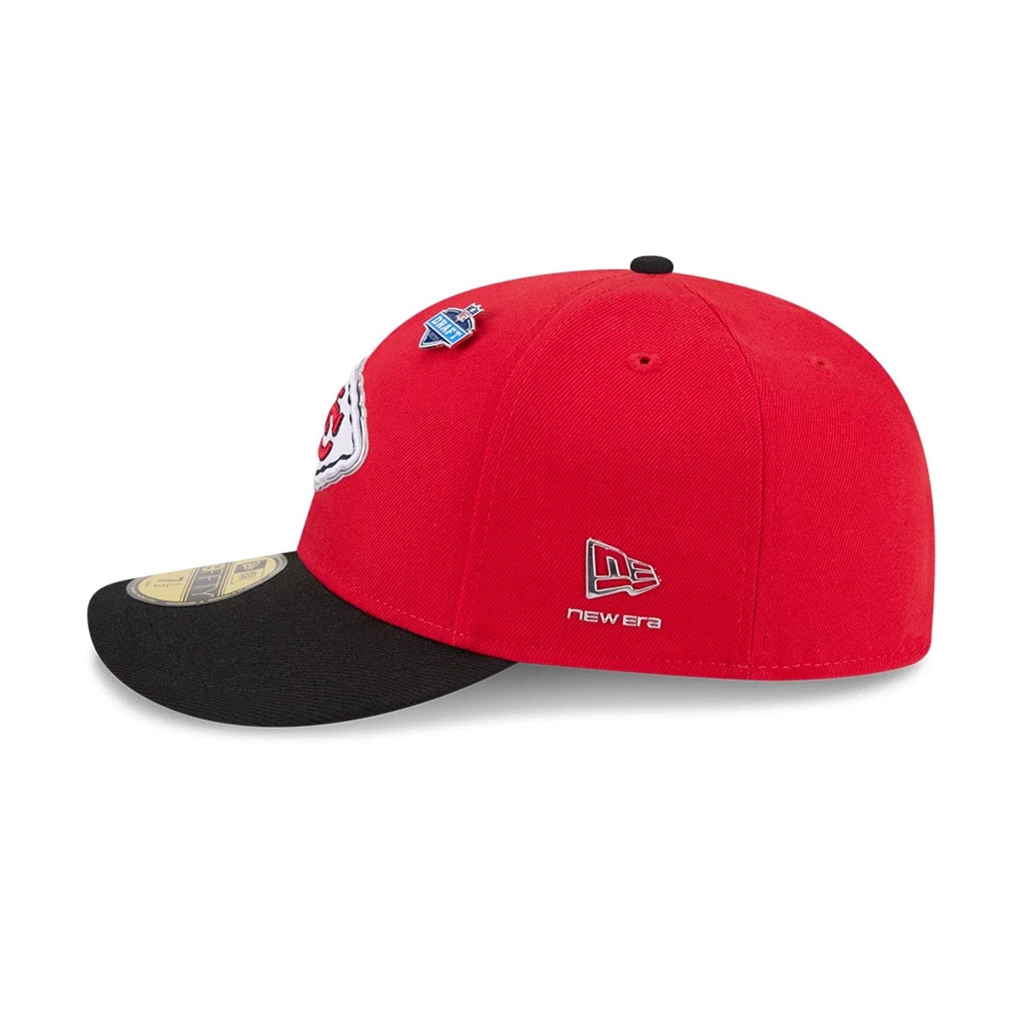 Pictured is this NFL Draft 2026 Kansas City Chiefs 59FIFTY Fitted cap in red. 7
