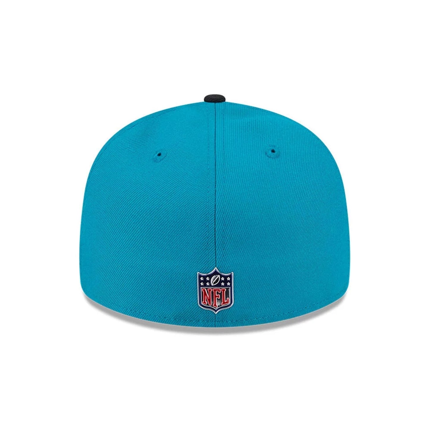 Pictured is this NFL Draft 2026 Jacksonville Jaguars 59FIFTY Fitted cap in turquoise. 5