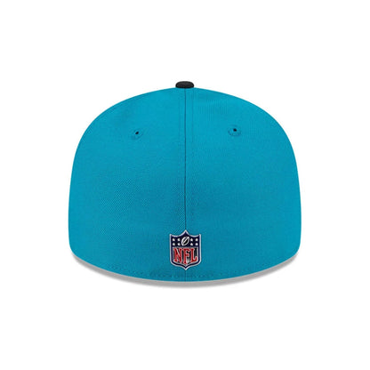 Pictured is this NFL Draft 2026 Jacksonville Jaguars 59FIFTY Fitted cap in turquoise. 5