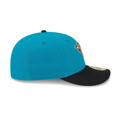 Pictured is this NFL Draft 2026 Jacksonville Jaguars 59FIFTY Fitted cap in turquoise. 7
