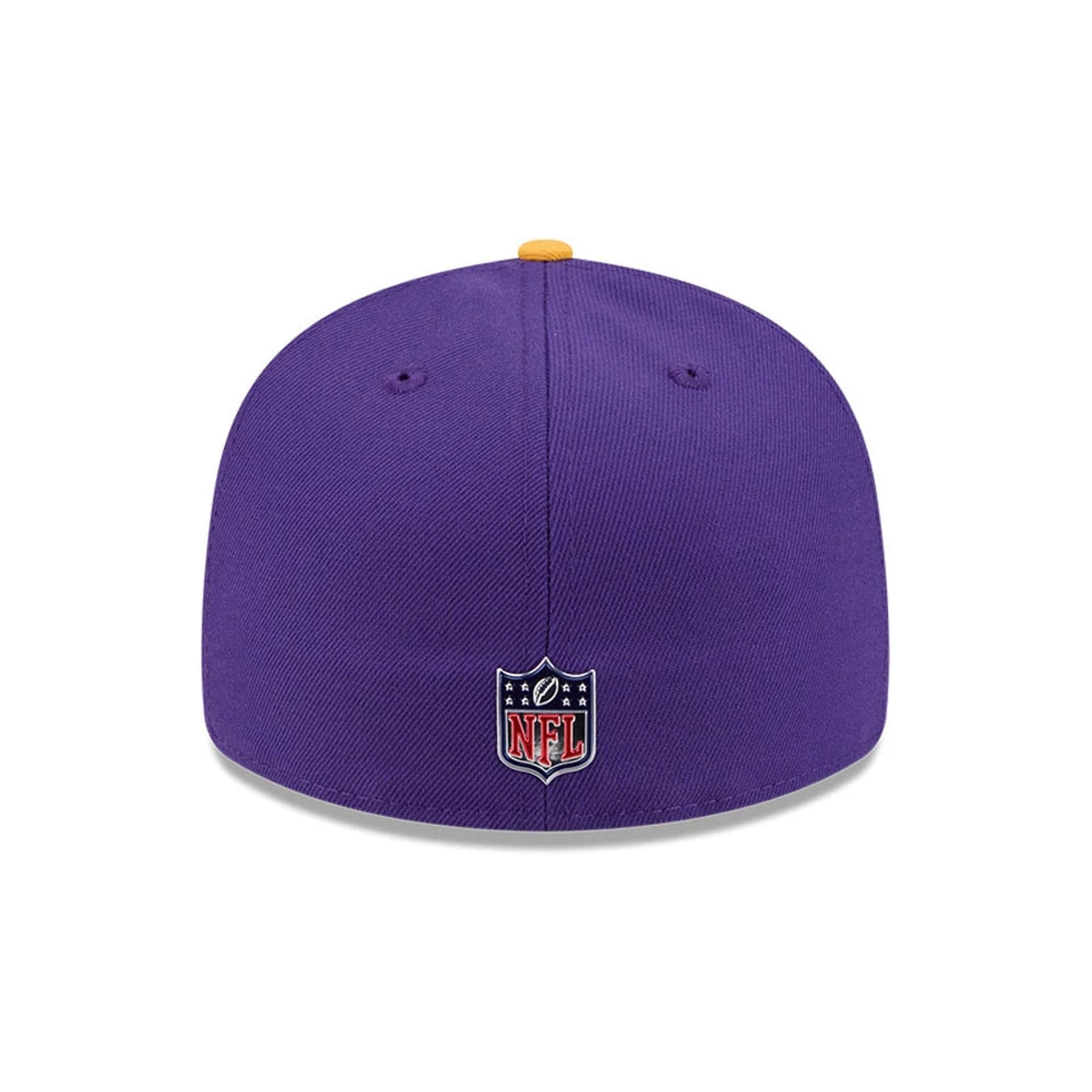 Pictured is this NFL Draft 2026 Minnesota Vikings 59FIFTY Fitted cap in purple. 5