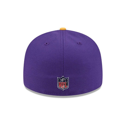 Pictured is this NFL Draft 2026 Minnesota Vikings 59FIFTY Fitted cap in purple. 5