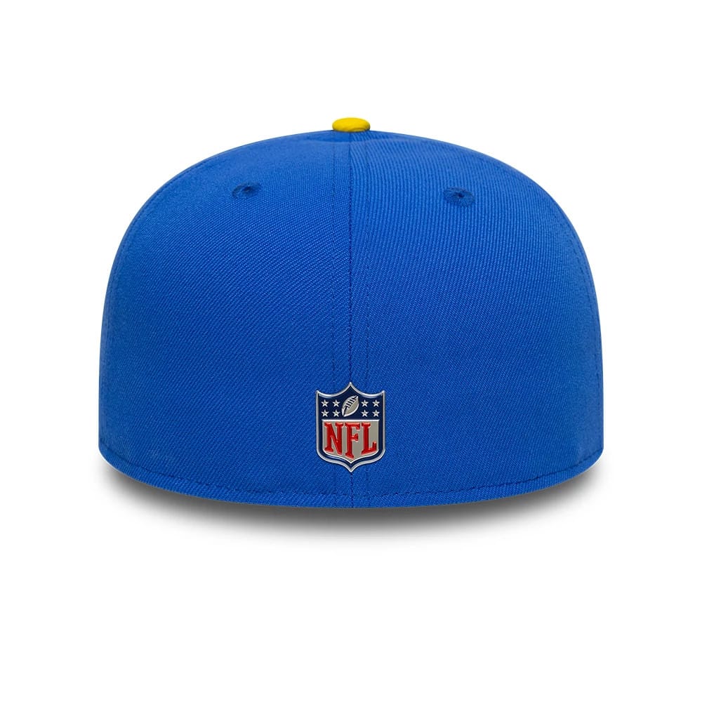 Pictured is this NFL Draft 2026 LA Rams 59FIFTY Fitted cap in bright blue. 5